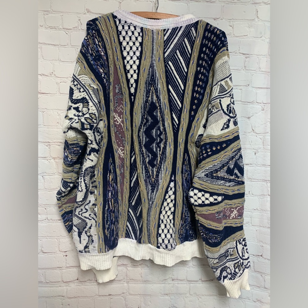 Vintage Classics by Palmland Multicolor Patterned Sweater Size XL - Picture 5 of 5